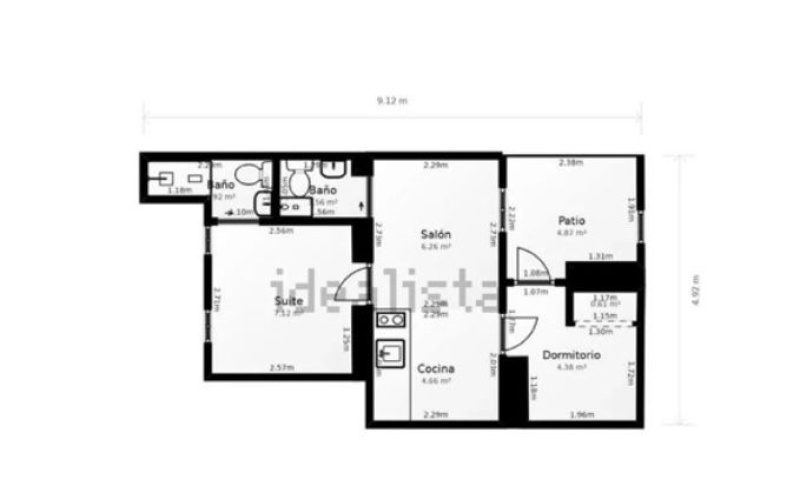 Calle Calle San Isidro Labrador, floor, Centro, 2 Bedrooms Bedrooms, 0 ,1 BathroomBathrooms,Apartment,Medium Term Let,Calle San Isidro Labrador,479